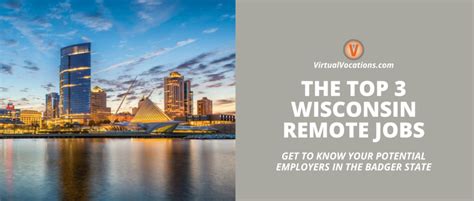 Easily apply:. . Remote jobs in wisconsin